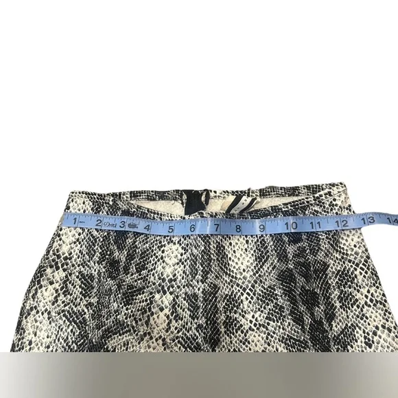 Snakeskin Print High Waist Crop Kick Flare Pants | Size XS/S - Picture 6 of 7